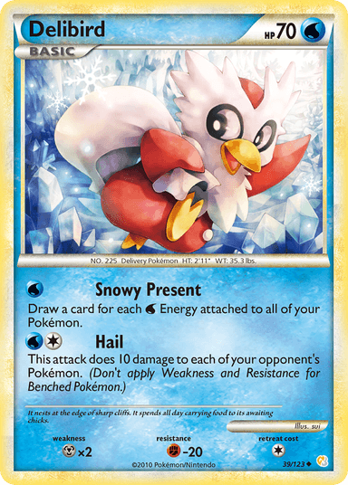 Delibird, HeartGold & SoulSilver 39