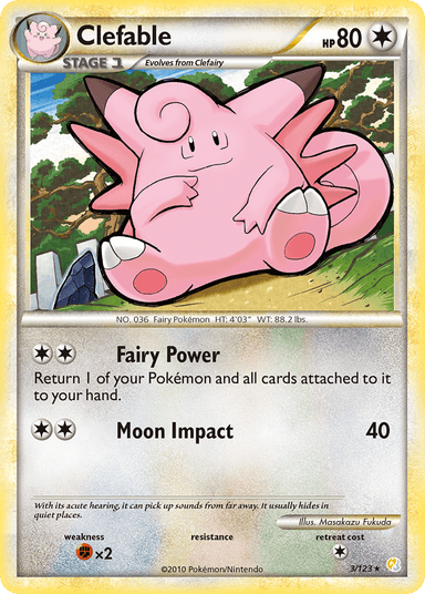 Clefable, HeartGold & SoulSilver 3