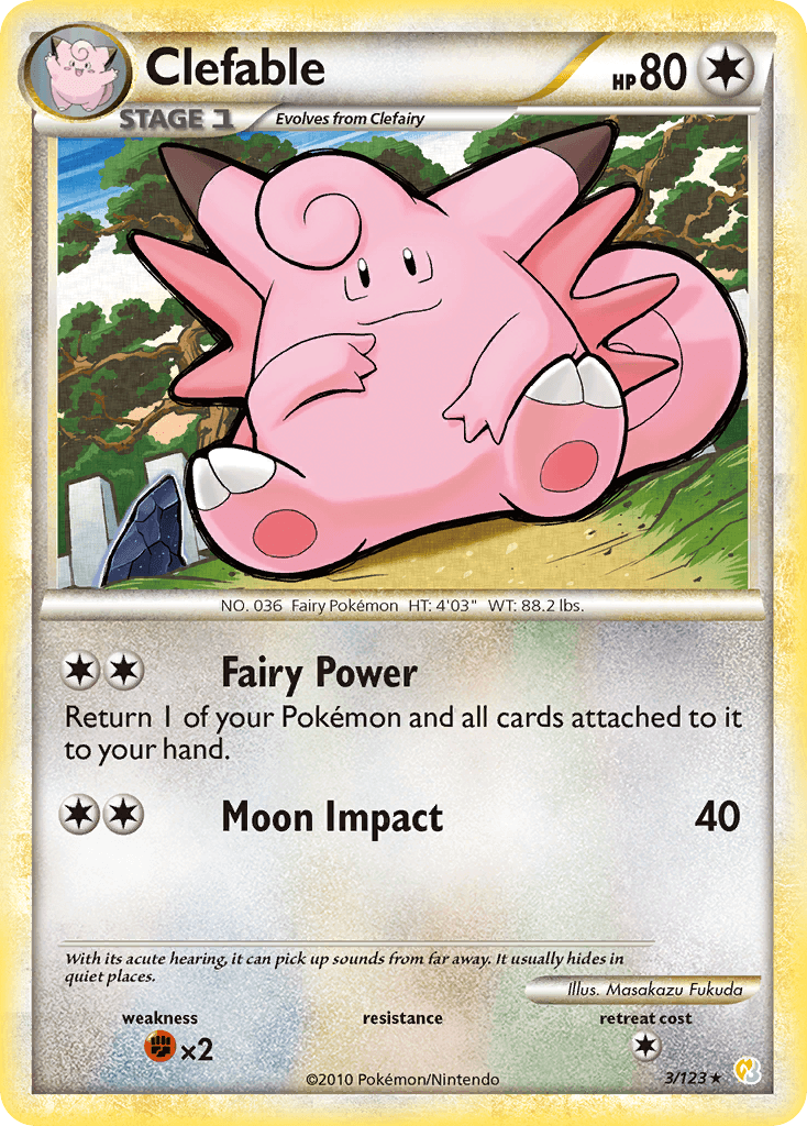 Clefable, HeartGold & SoulSilver 3