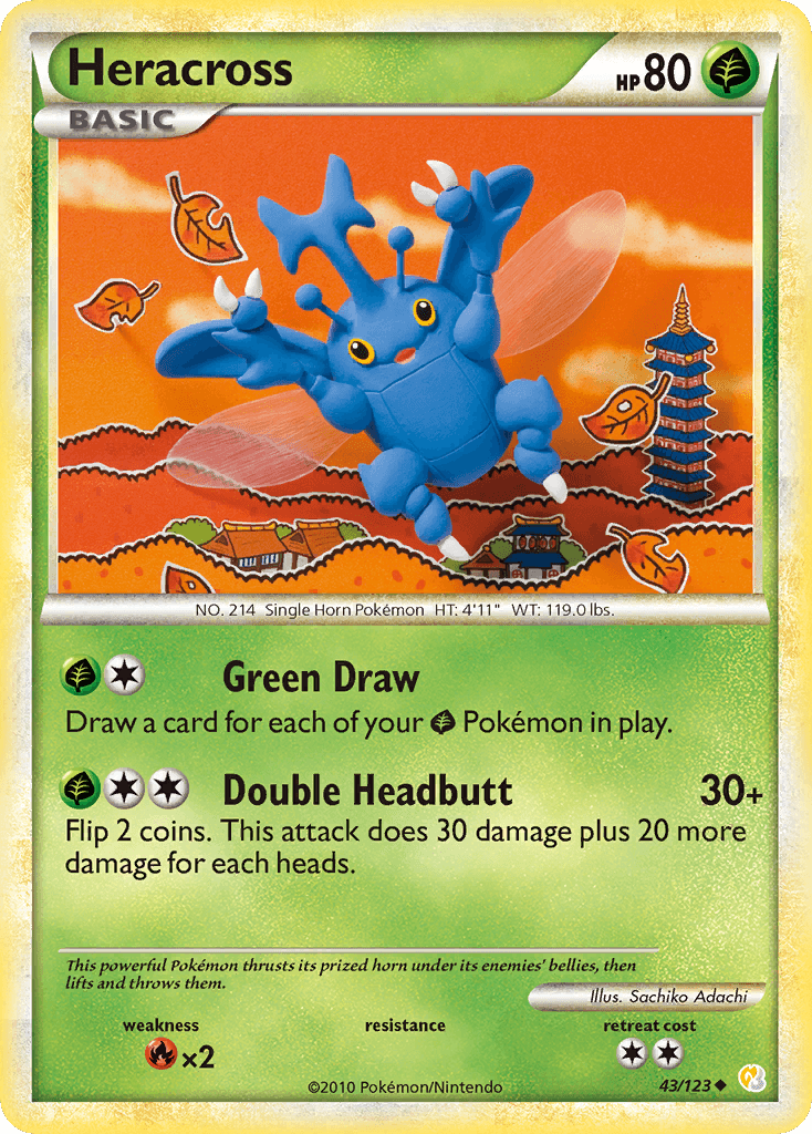 Heracross, HeartGold & SoulSilver 43