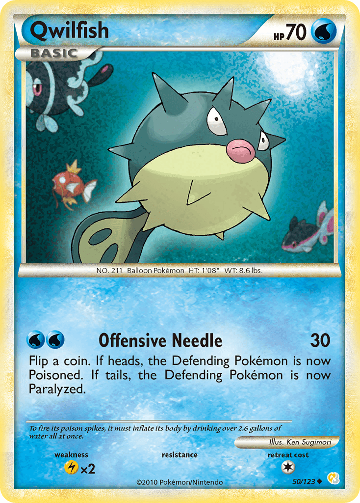 Qwilfish, HeartGold & SoulSilver 50