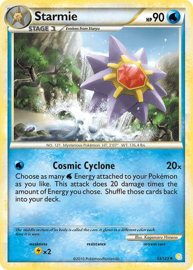 Starmie, HeartGold & SoulSilver 53