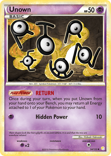 Unown, HeartGold & SoulSilver 54