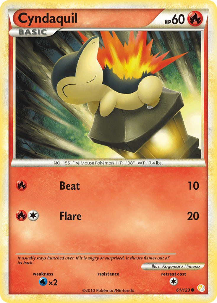 Cyndaquil, HeartGold & SoulSilver 61