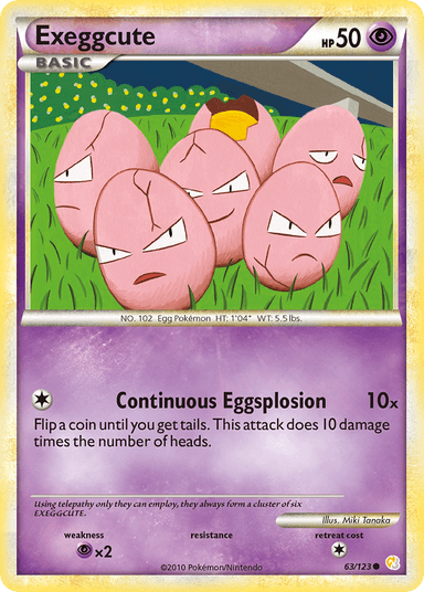 Exeggcute, HeartGold & SoulSilver 63