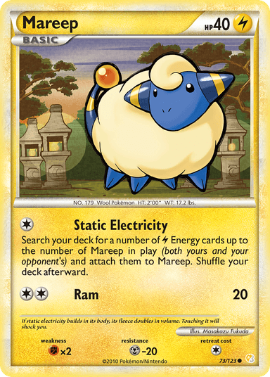 Mareep, HeartGold & SoulSilver 73
