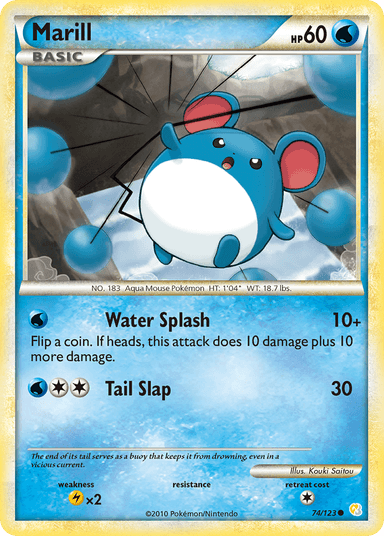 Marill, HeartGold & SoulSilver 74