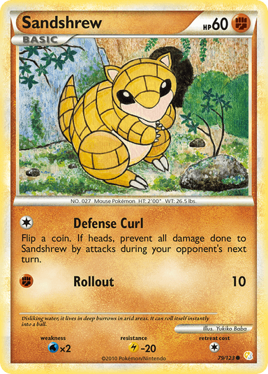 Sandshrew, HeartGold & SoulSilver 79