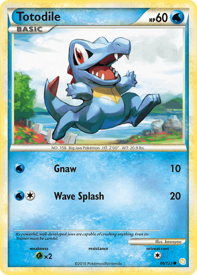 Totodile, HeartGold & SoulSilver 86