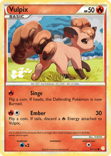 Vulpix, HeartGold & SoulSilver 87