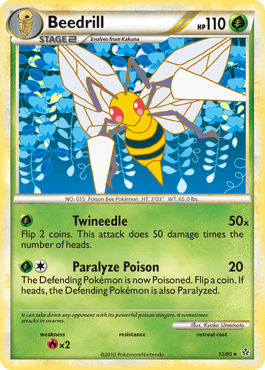 Beedrill, HS—Unleashed 12