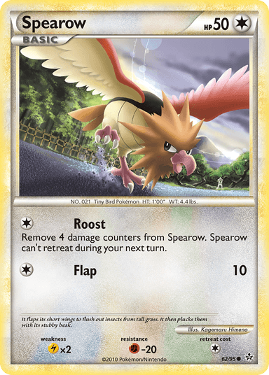 Spearow, HS—Unleashed 62