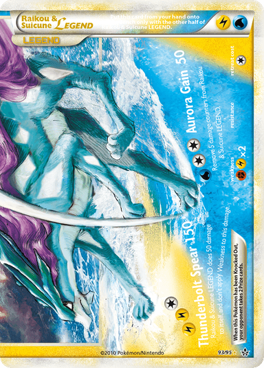 Raikou & Suicune LEGEND, HS—Unleashed 93