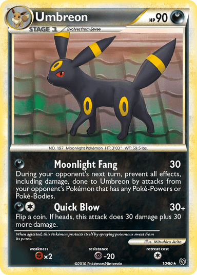 Umbreon, HS—Undaunted 10