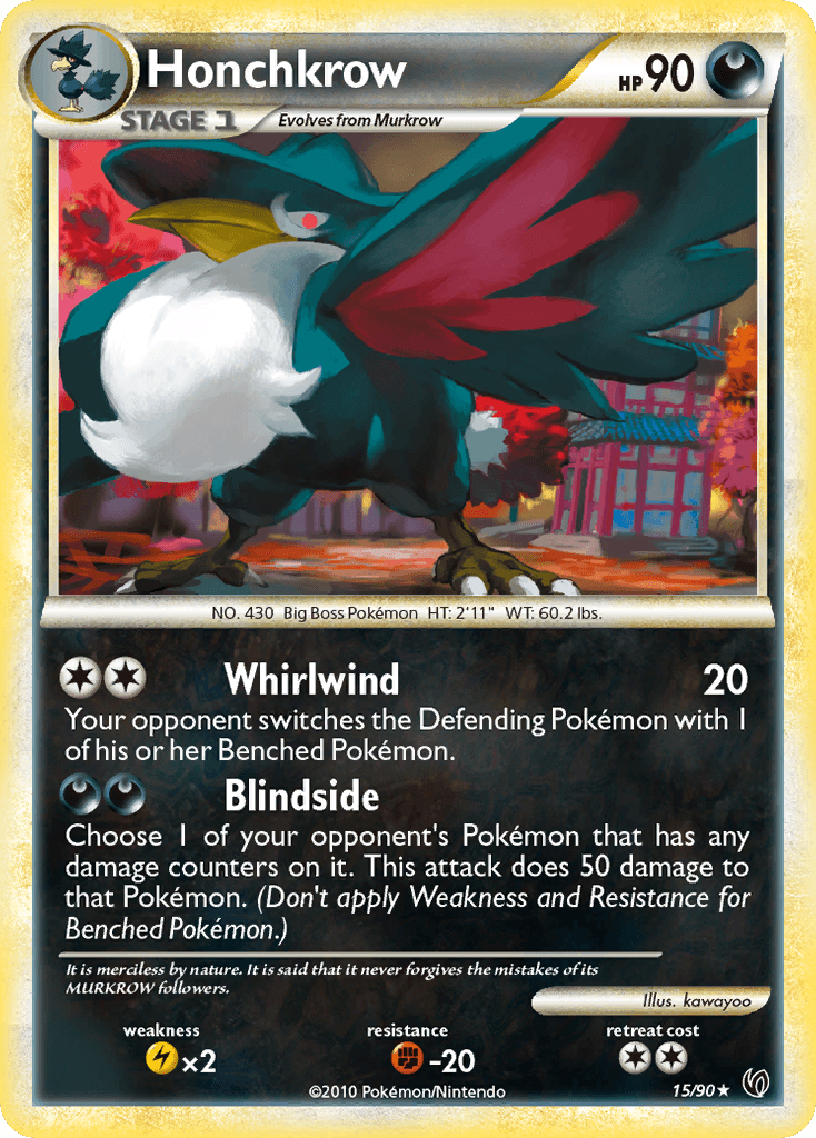 Honchkrow, HS—Undaunted 15