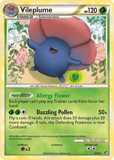 Vileplume, HS—Undaunted 24