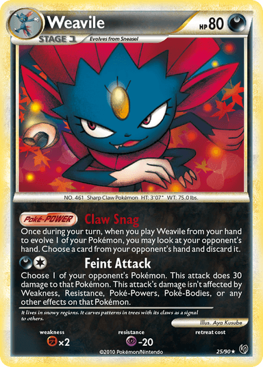 Weavile, HS—Undaunted 25