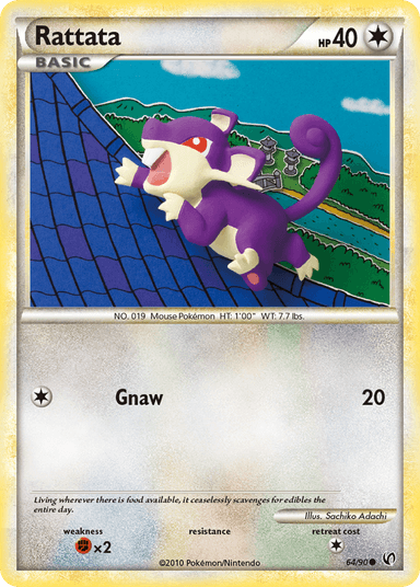 Rattata, HS—Undaunted 64