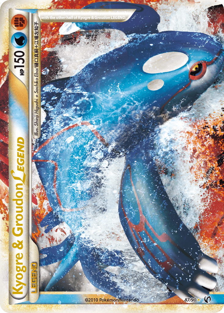 Kyogre & Groudon LEGEND, HS—Undaunted 87