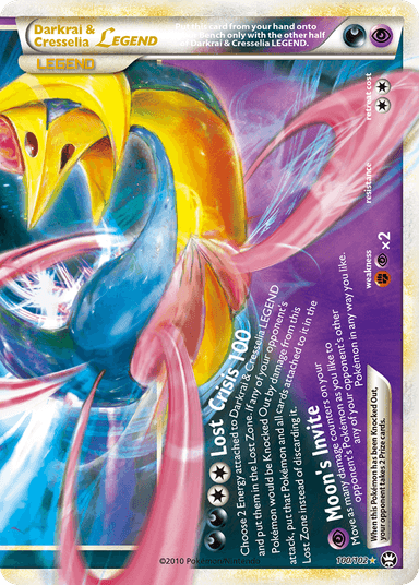 Darkrai & Cresselia LEGEND, HS—Triumphant 100