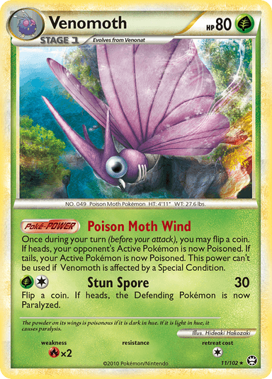 Venomoth, HS—Triumphant 11