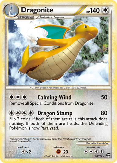 Dragonite, HS—Triumphant 18