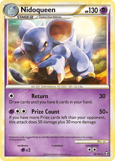 Nidoqueen, HS—Triumphant 28