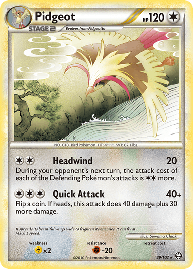 Pidgeot, HS—Triumphant 29