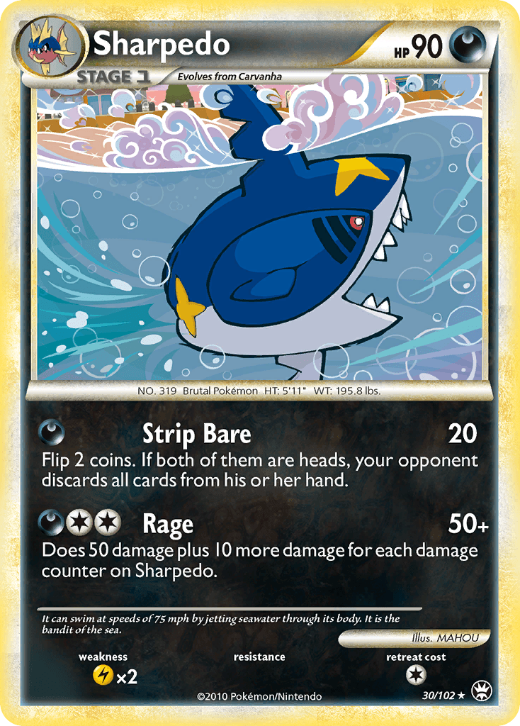 Sharpedo, HS—Triumphant 30