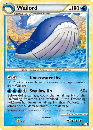 Wailord, HS—Triumphant 31