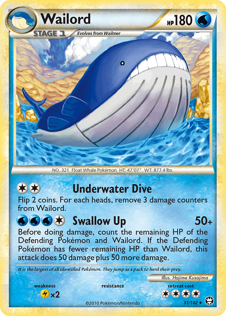 Wailord, HS—Triumphant 31