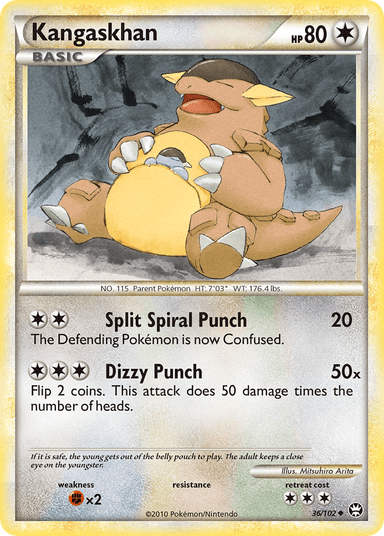 Kangaskhan, HS—Triumphant 36