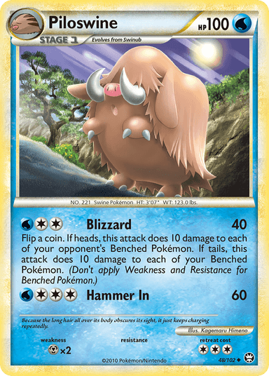 Piloswine, HS—Triumphant 48