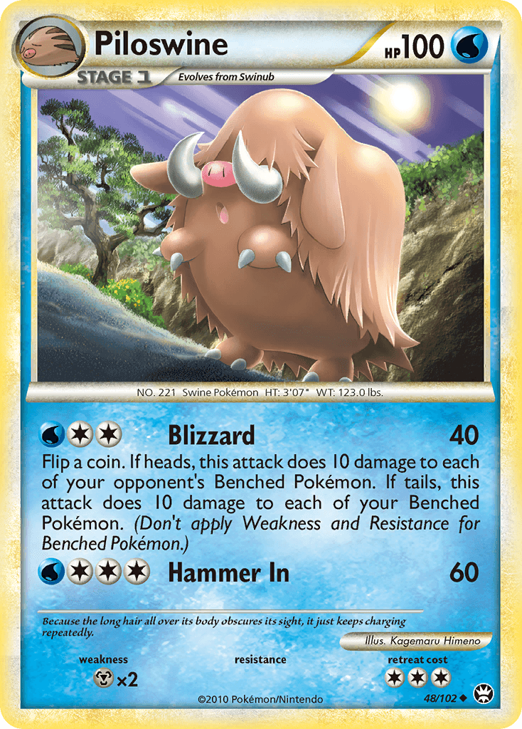 Piloswine, HS—Triumphant 48
