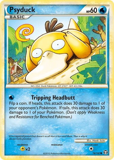 Psyduck, HS—Triumphant 74