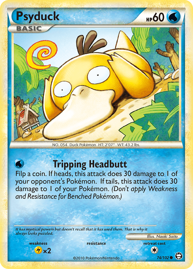 Psyduck, HS—Triumphant 74