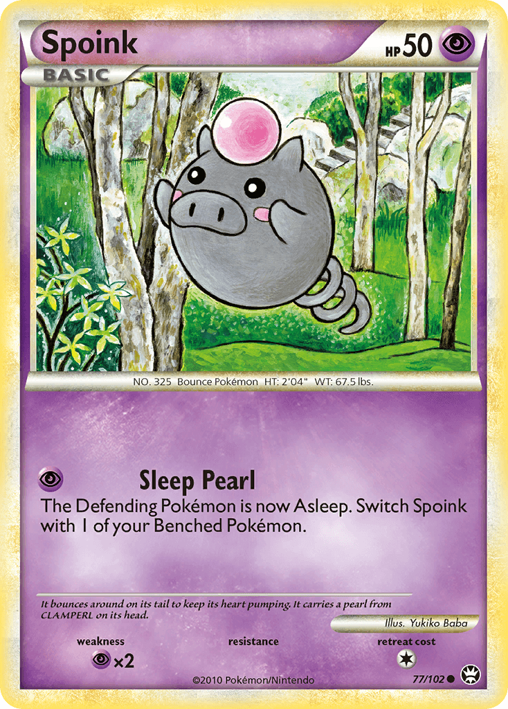 Spoink, HS—Triumphant 77