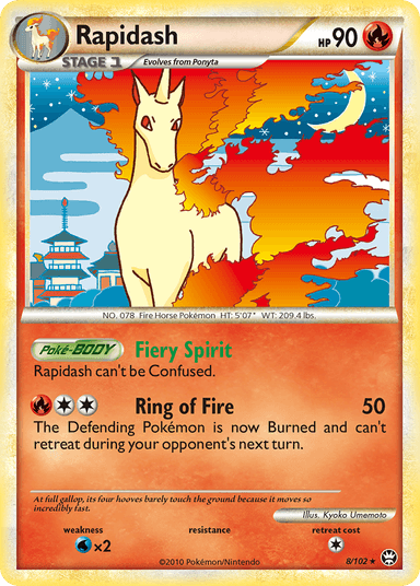 Rapidash, HS—Triumphant 8