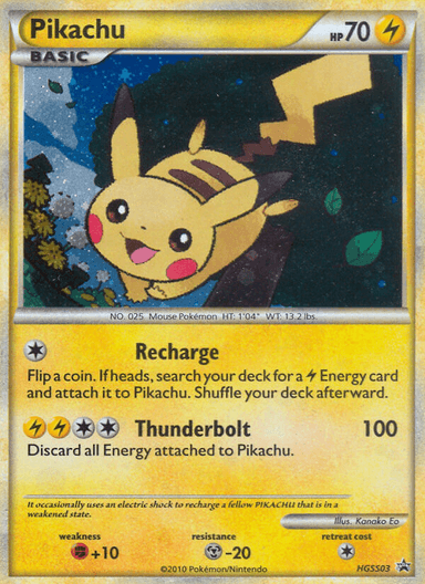 Pikachu, HGSS Black Star Promos HGSS03