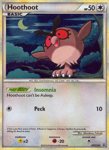 Hoothoot, HGSS Black Star Promos HGSS05