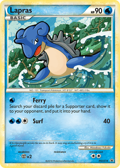Lapras, HGSS Black Star Promos HGSS14