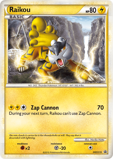 Raikou, HGSS Black Star Promos HGSS19
