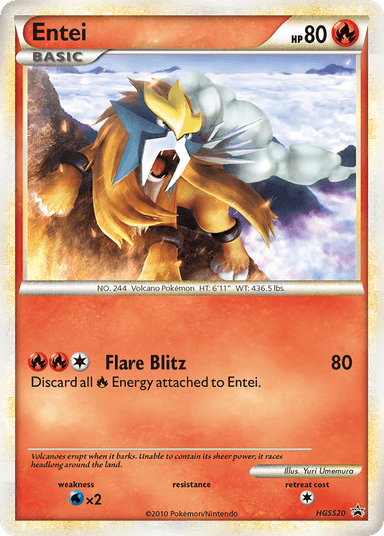 Entei, HGSS Black Star Promos HGSS20