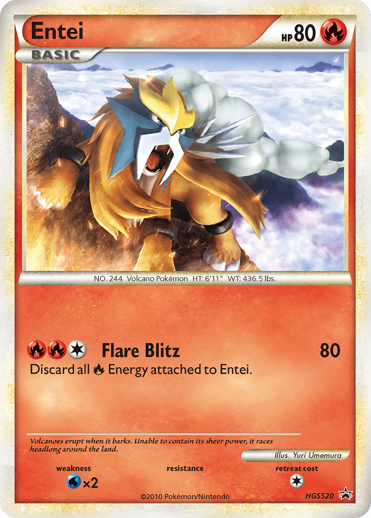 Entei, HGSS Black Star Promos HGSS20