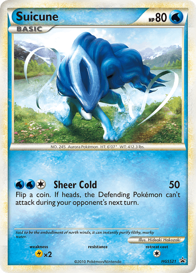 Suicune, HGSS Black Star Promos HGSS21