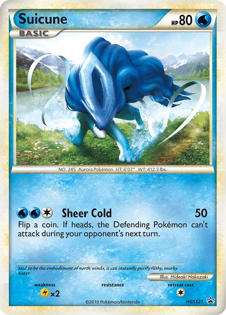 Suicune, HGSS Black Star Promos HGSS21