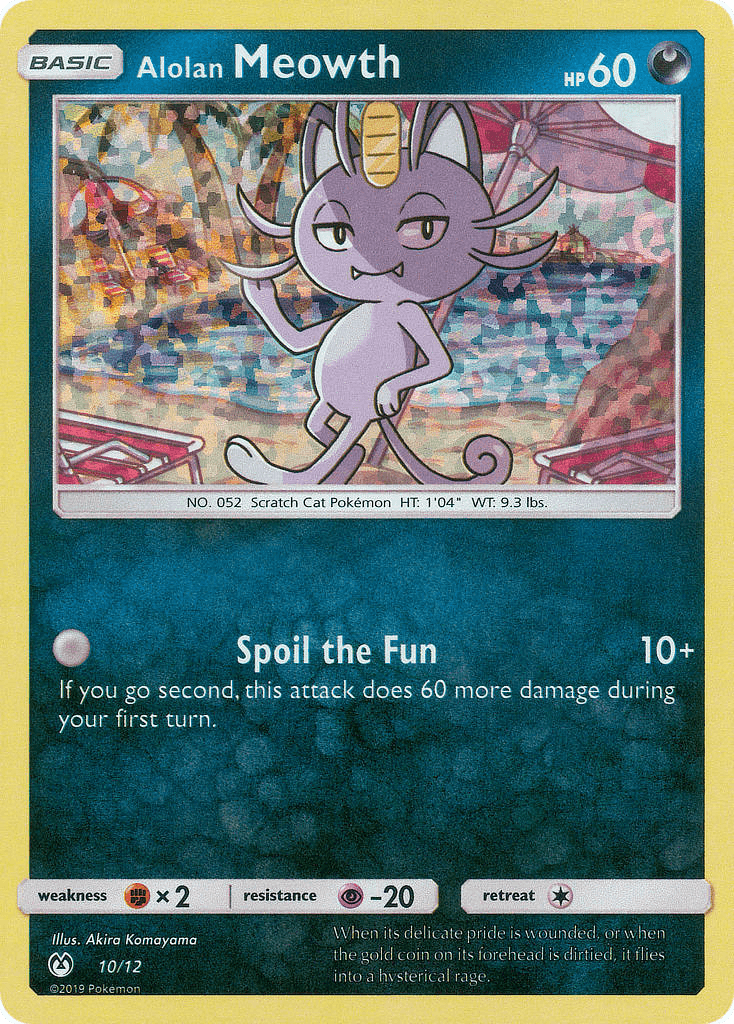 Alolan Meowth, McDonald's Collection 2019 10