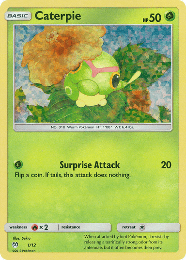 Caterpie, McDonald's Collection 2019 1