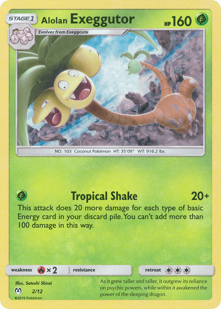 Alolan Exeggutor, McDonald's Collection 2019 2