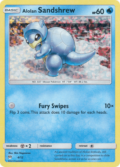 Alolan Sandshrew, McDonald's Collection 2019 4